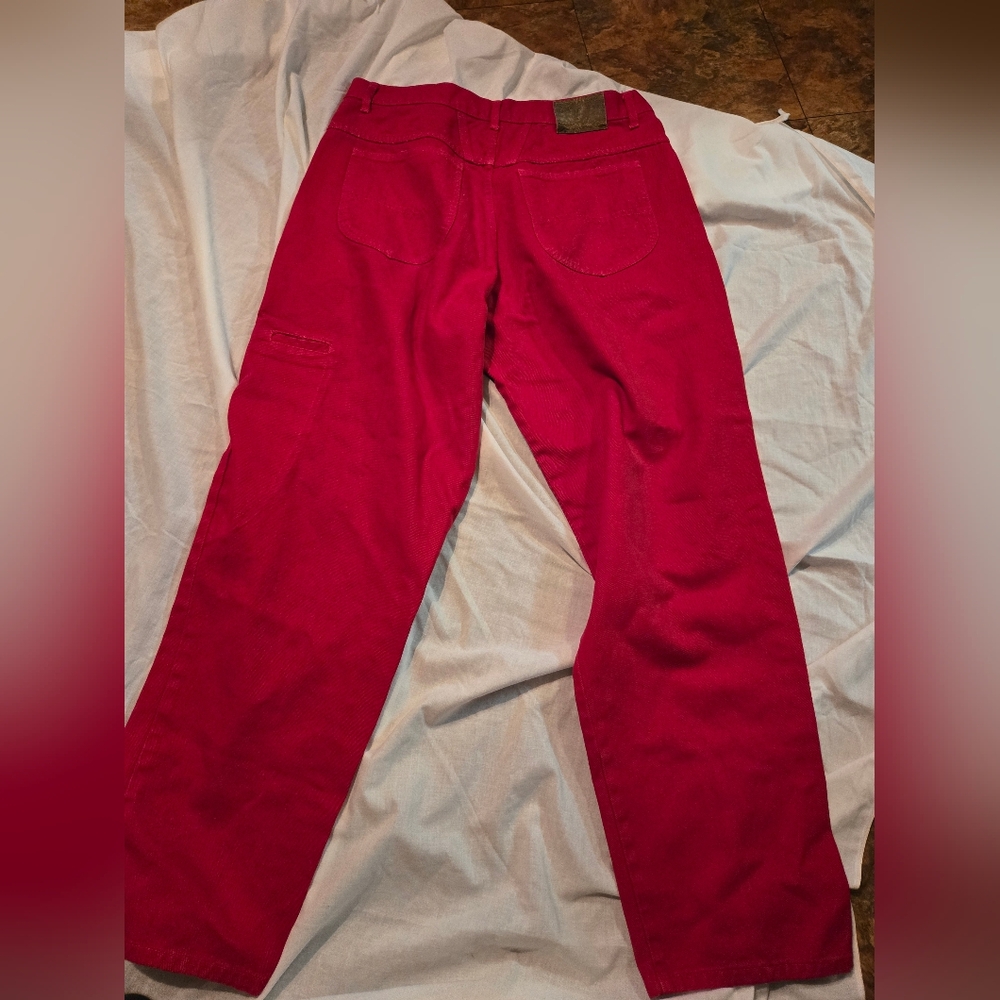 Marithe Francois Girbaud Red Relaxed Men Jeans